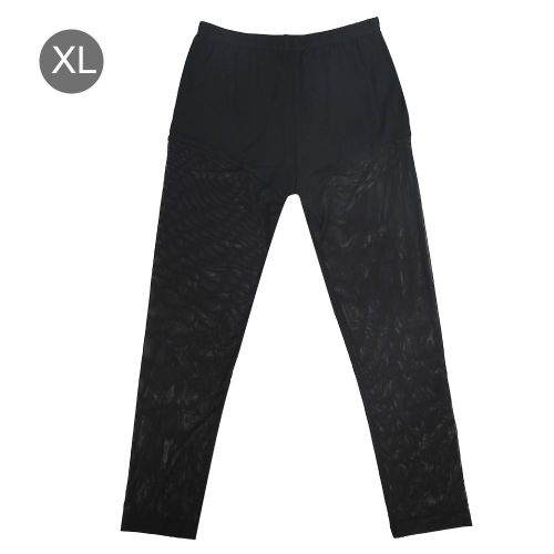 Pantalon Sexy A Sept Points Pour Femme, Legging Slim De Fitness, Coutures En Maille, Pantalon De Yoga Et De Danse (Xl)