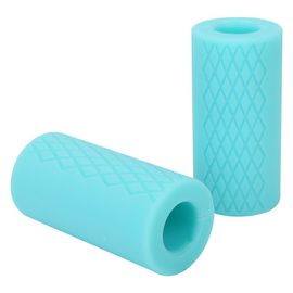 Lot De 2 Poignees D'halteres Bleues Epaisses Pour Halterophilie, Coussinets De Protection