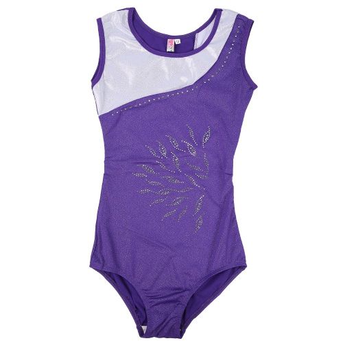 Costume De Danse Pour Enfants Et Filles, Violet, 7-8 Ans