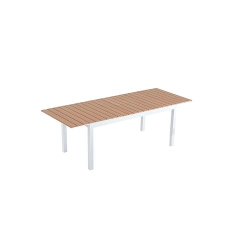 Table Extensible De Jardin 8 Places En Aluminium Et Bois Madeira
