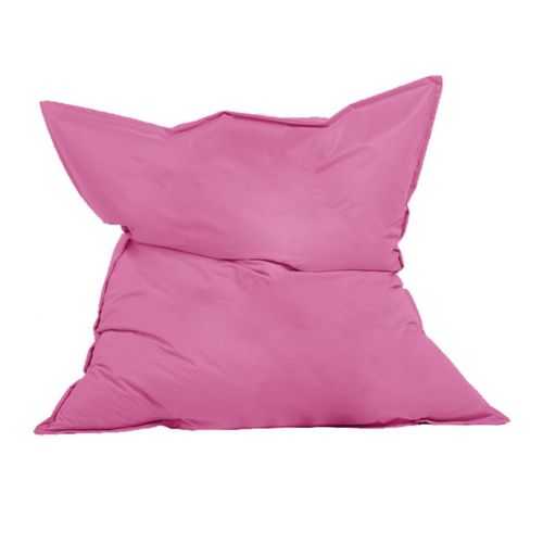 Pouf Rectangulaire D'extérieur Xxl 180x140cm Rose Moku