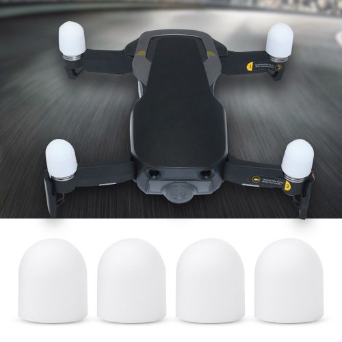 Lot De 4 Capuchons De Protection En Silicone Pour Moteur De Drone Dji Mavic Air, Blanc-Qhfen