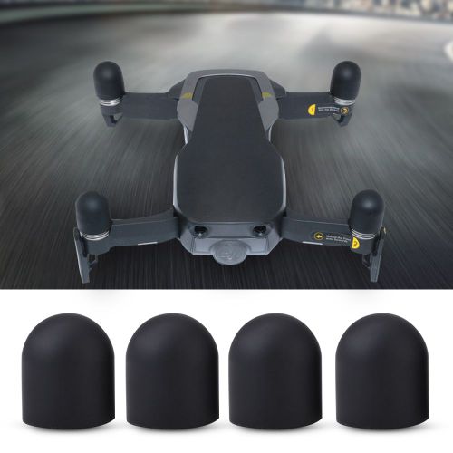 Lot De 4 Capuchons De Protection En Silicone Pour Moteur De Drone Dji Mavic Air, Noir-Qhfen