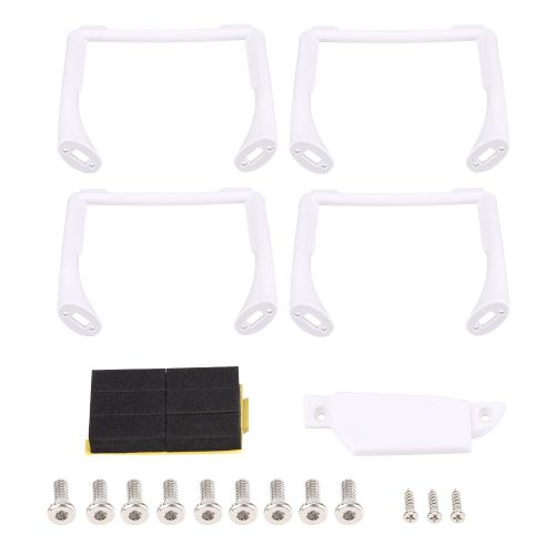 Lot De 2 Paires De Supports De Jambe De Train D'atterrissage Allonges Et Sureleves Pour Drone Dji Phantom 3, Blancs-Qhfen