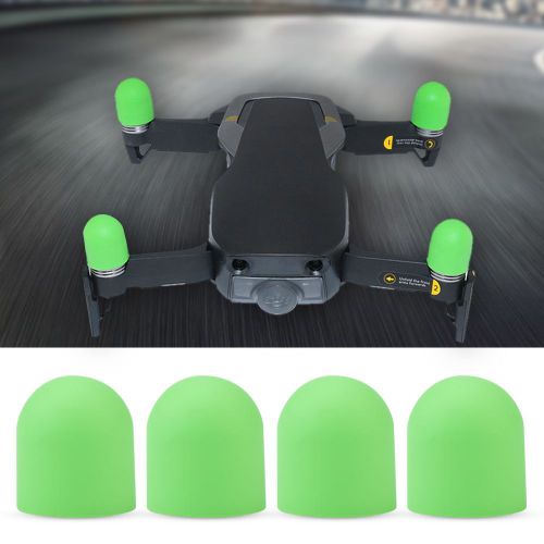 Lot De 4 Capuchons De Protection En Silicone Pour Moteur De Drone Dji Mavic Air, Vert-Qhfen