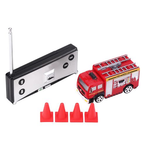 Mini camion de pompiers telecommande 27 MHz RC 1:58