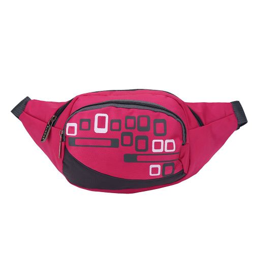 Sac banane impermeable pour course a pied, pour sports de plein air, escalade, cyclisme (rose rouge)
