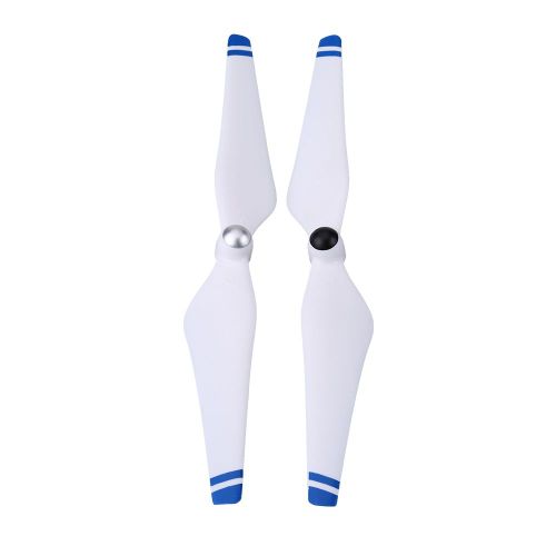 Paires D'helices 9450 Cw Ccw Pour Quadricoptere Dji Phantom 2/3 (Blanc Bleu)-Qhfen