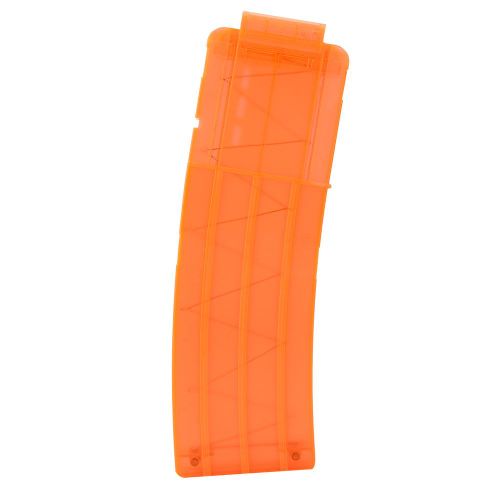 Porte-chargeur de chargeur pour 15 flechettes, cartouche de pistolet jouet de remplacement, transparent, orange