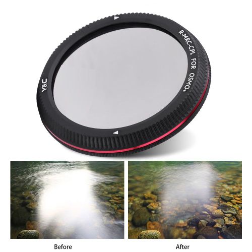 1 Filtre Multicouche Pour Objectif De Camera De Drone Dji Osmo+ (R-Mrc-Cpl)-Qhfen