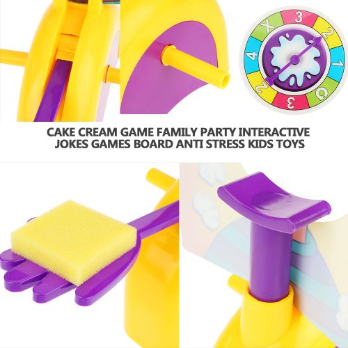 Jeu de gateau a la creme, fete familiale, jeux de societe interactifs, jeux de societe anti-stress, jouets pour enfants