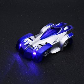 Voiture telecommandee d'escalade murale RC, modele reduit de vehicule bleu