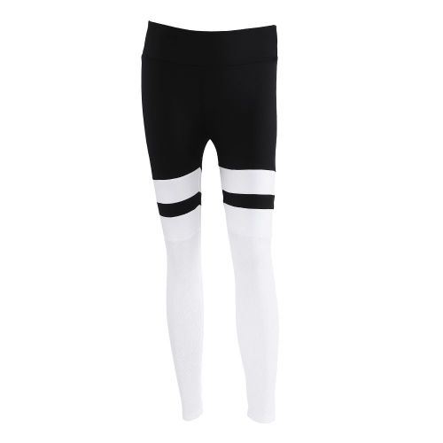 Leggings De Sport Pour Femmes, Pantalons De Yoga, De Course A Pied, De Fitness, D'entrainement, De Sport, Noir Et Blanc, Taille Xl