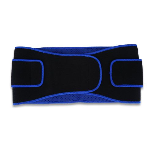 Ceinture De Maintien Elastique Et Respirante Pour La Taille, Ideale Pour La Course A Pied Et Le Sport (Xl) (Noir Et Bleu)