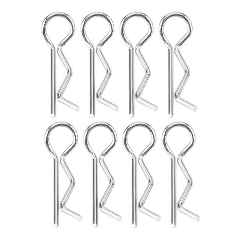 Lot de 8 clips de carrosserie pour voiture telecommandee, camion, broche R, accessoire pour telecommande