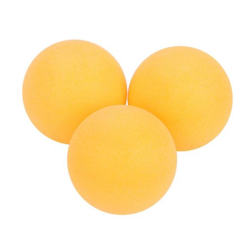 Lot De 3 Balles De Tennis De Table Professionnelles 1 Etoile, Balles De Ping-Pong Pour Entrainement, Jaunes