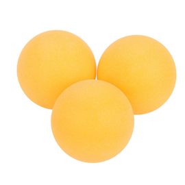 Lot De 3 Balles De Tennis De Table Professionnelles 1 Etoile, Balles De Ping-Pong Pour Entrainement, Jaunes