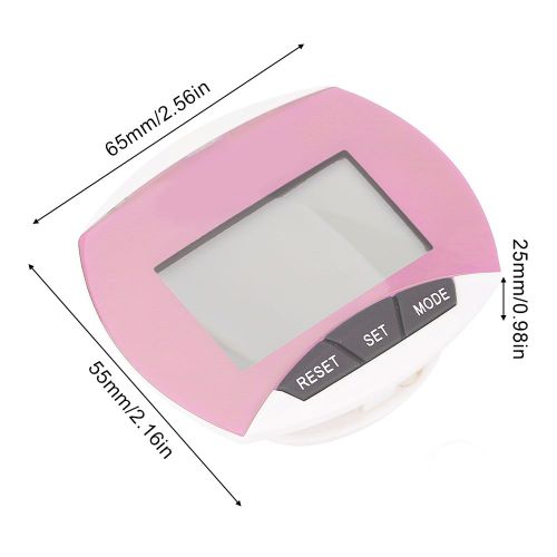Podometre Exterieur, Compteur De Pas, Distance De Marche, Compteur De Calories, Compteur De Pas (Rose)