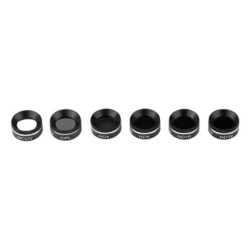 Lot De 6 Filtres Multicouches Pour Objectif De Camera De Drone Dji Mavic Air (Mcuv + Cpl + Nd4 + Nd8 + Nd16 + Nd32)-Qhfen