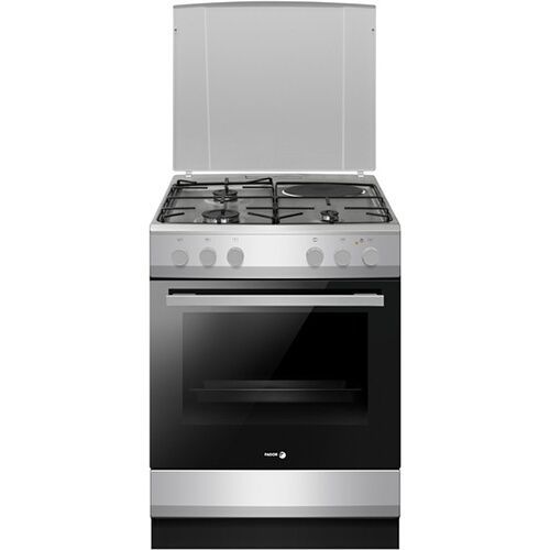 Fagor - Cuisinière mixte 62l 4 feux silver FACM1003S