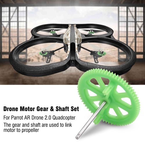 Ensemble D'engrenages Et D'arbres De Moteur Pour Drone Parrot Ar Drone 2.0 (Vert)