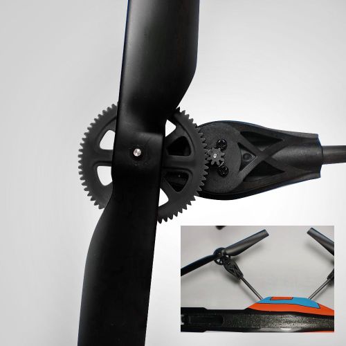 Ensemble D'engrenages Et D'arbres De Moteur Pour Drone Parrot Ar Drone 2.0 (Noir)
