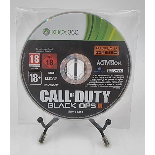 Jeu Xbox 360 Call Of Duty Black Ops Iii En Loose