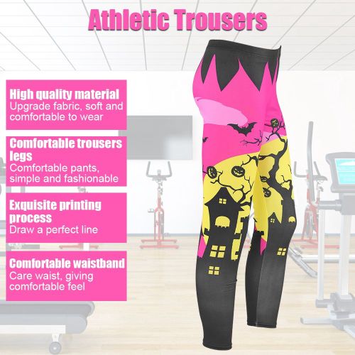 Holloween Femmes Sport Gym Yoga Course Fitness Leggings Pantalons Entrainement Pantalons Athletiques S