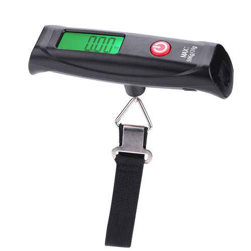 Balance numerique electrique portable en plastique avec crochet pour bagages de peche (type bracelet)