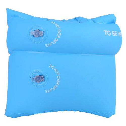 Une Paire De Brassards De Natation Gonflables Pour Enfants Et Adultes (Bleu)