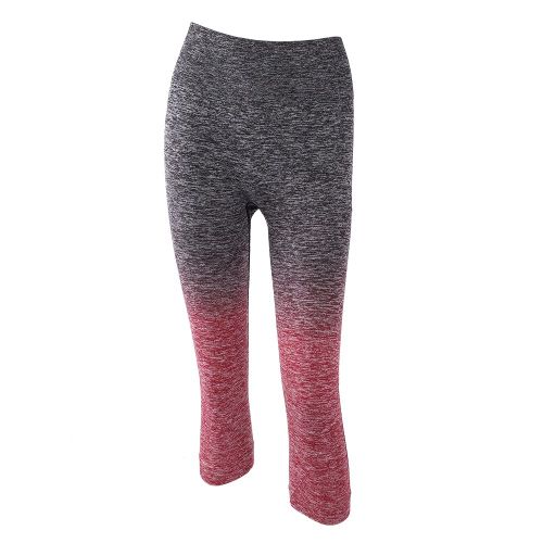 Pantalons De Fitness Pour Femmes, Collants De Course A Pied, Leggings De Compression, D'entrainement Et De Yoga (Rouge-L/Xl)