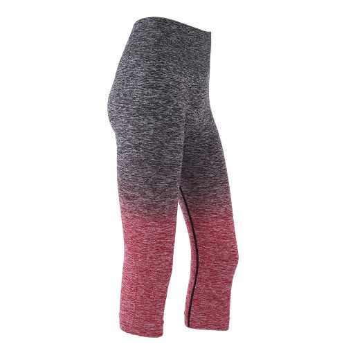 Pantalons De Fitness Pour Femmes, Collants De Sport, De Course A Pied, Leggings De Compression, D'entrainement, De Yoga (Rouge-S/M)