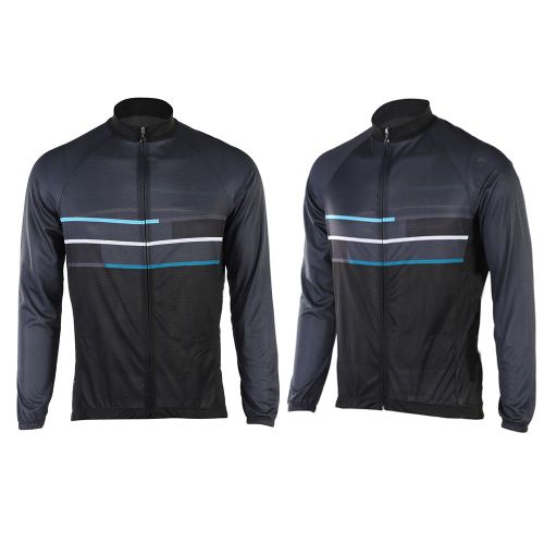 Maillot De Cyclisme A Manches Longues, Respirant Et A Sechage Rapide, En Tissu Mesh (#08, Xl)