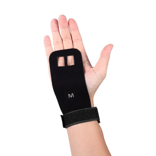Gants de protection pour la paume et l'halterophilie (noir/M)