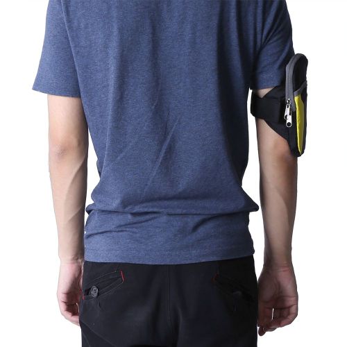 Brassard De Sport De Plein Air, Course A Pied, Jogging, Exercice, Gymnastique, Poignet, Pochette, Support De Telephone, Noir