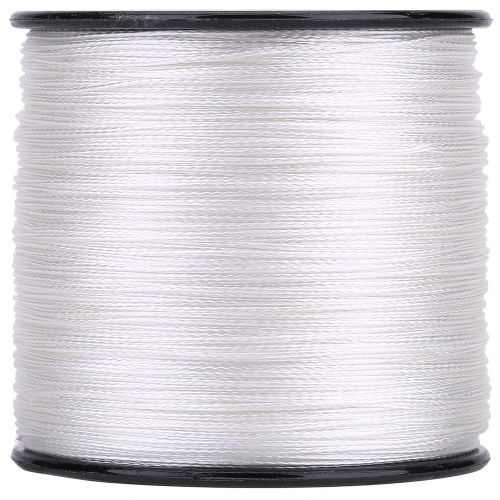 Fil De Peche Tresse Pe 4 Brins Ultra Resistant, 500 M, Corde Multifilament Blanche (3)