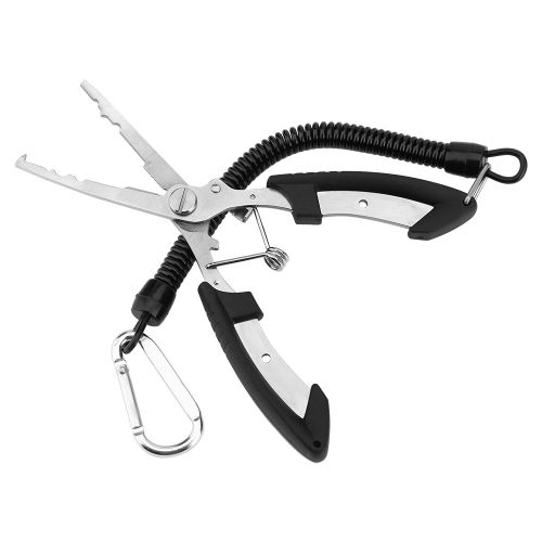 Pince De Peche En Acier Inoxydable, Ciseaux, Coupe-Fil, Outil Pour Retirer Les Hamecons Et Les Hamecons Avec Cordon