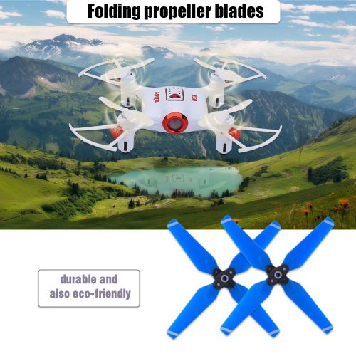 Helices Pliables A Demontage Rapide 4730f, Sens Horaire Et Antihoraire, Pour Drone Dji Spark (2 Pieces Bleues)-Qhfen