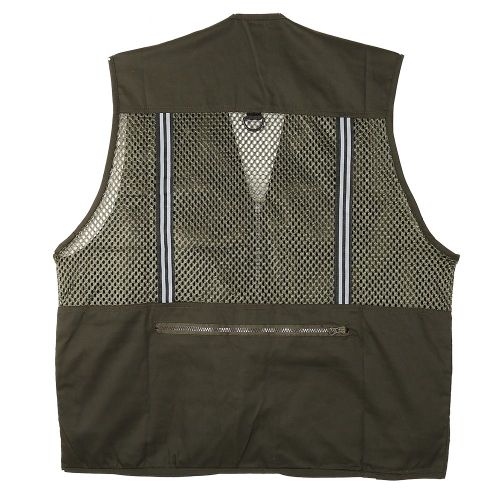 Gilet Multi-Poches Respirant En Maille A Sechage Rapide Pour Homme, Ideal Pour La Peche, La Photographie Ou L'exterieur, Taille Xl