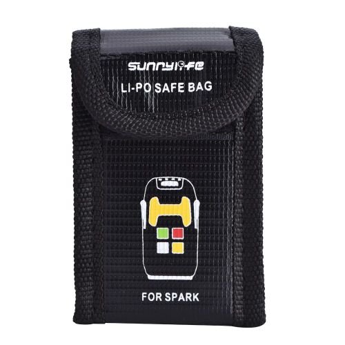Sac De Rangement De Protection Pour Batterie Lipo, Pochette Ignifuge Pour Dji Spark (S)-Qhfen