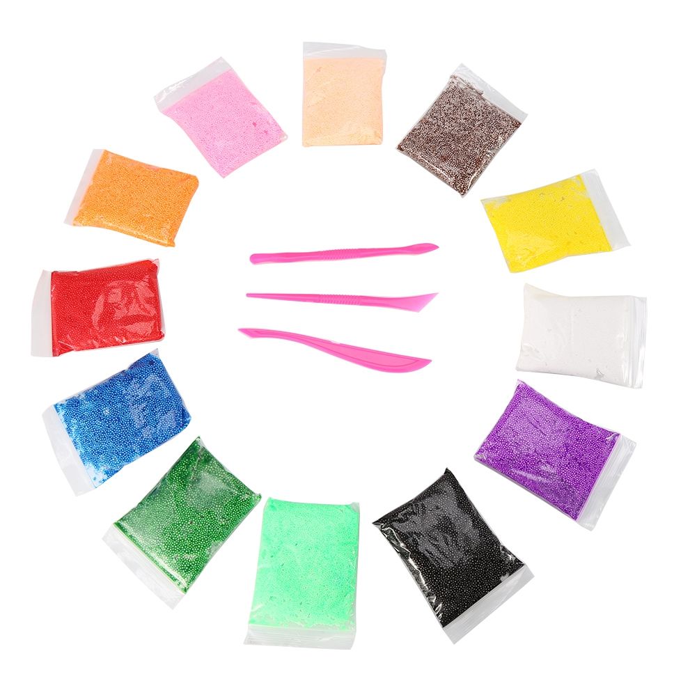 Ensemble de pate a modeler Snow Pearl Mud, pate a modeler, jouets pour enfants (12 couleurs)