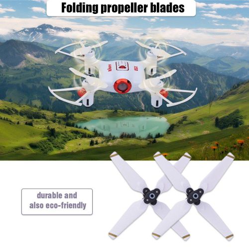 Helices Pliables A Demontage Rapide 4730f, Sens Horaire Et Antihoraire, Pour Drone Dji Spark (2 Pieces Blanches)-Qhfen