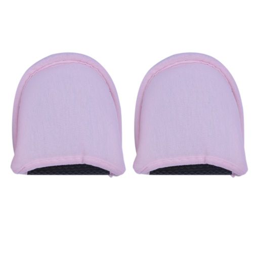 Chaussons De Voyage Antiderapants, Portables, Pliables, Reutilisables, En Coton Doux (Rose Femme)
