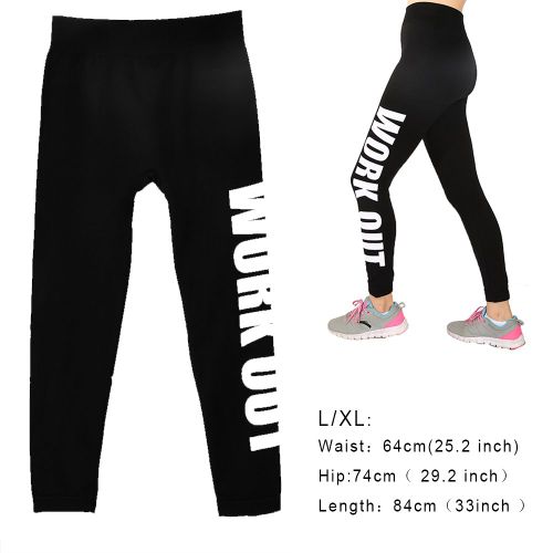Leggings De Sport Pour Femmes, Pantalons De Yoga, De Course A Pied, De Fitness, D'entrainement (Tailles L/Xl)