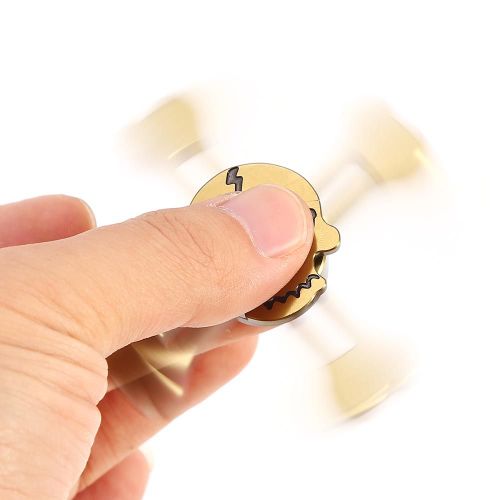 1 piece de toupie a doigts tendance avec roulement a billes en acier, anti-stress, jouet EDC pour les mains