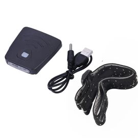 Lampe Frontale A Led Avec Chargeur Usb Pour L'exterieur, Ideale Pour Le Camping Et La Peche (Noir)