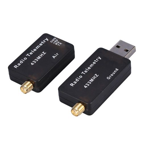 Module de transmission de donnees radio et telemetrie air-sol pour drone Pixhawk 433 MHz