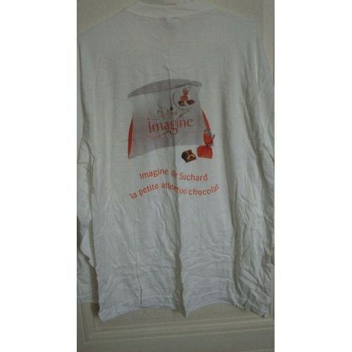 T-Shirt Chocolats " Suchard Imagine " Taille L Neuf