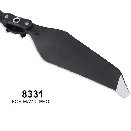 Helices A Degagement Rapide Et Silencieux, Sens Horaire Et Antihoraire, Pour Drone Dji Mavic Pro, 2 Paires, Rayures Argentees-Qhfen