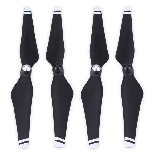 Helices En Fibre De Carbone 9450 Pour Drone Dji Phantom 2/3 (2 Paires A Rayures Blanches)-Qhfen